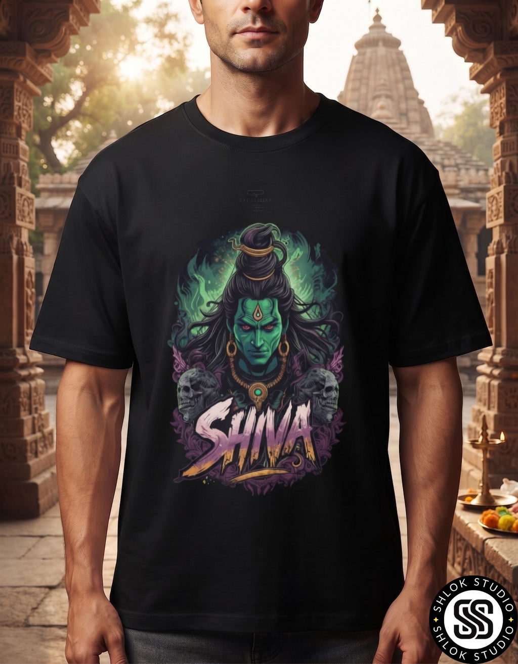 Shiva Rudra Roop | Unisex Oversized Standard T-Shirt