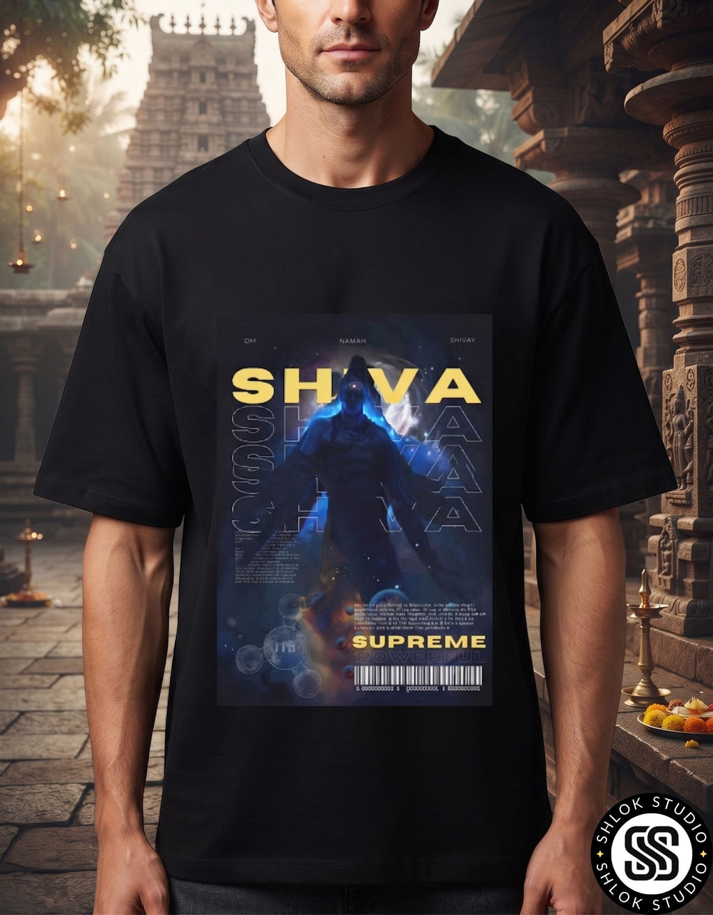 Shiva at Comic Ocene | Unisex Oversized Standard T-Shirt