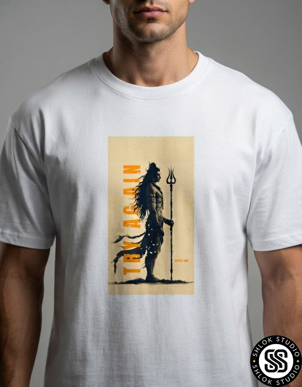 Shiva Try Agin I am with You | Unisex Oversized Standard T-Shirt